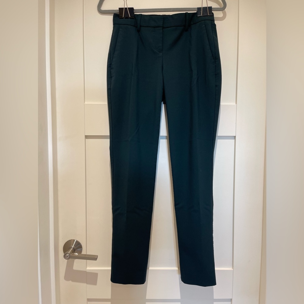 Theory Testra 2B Women’s Green/Forest Green Pants size 0